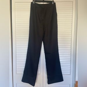 jealous tomato wide leg black trouser